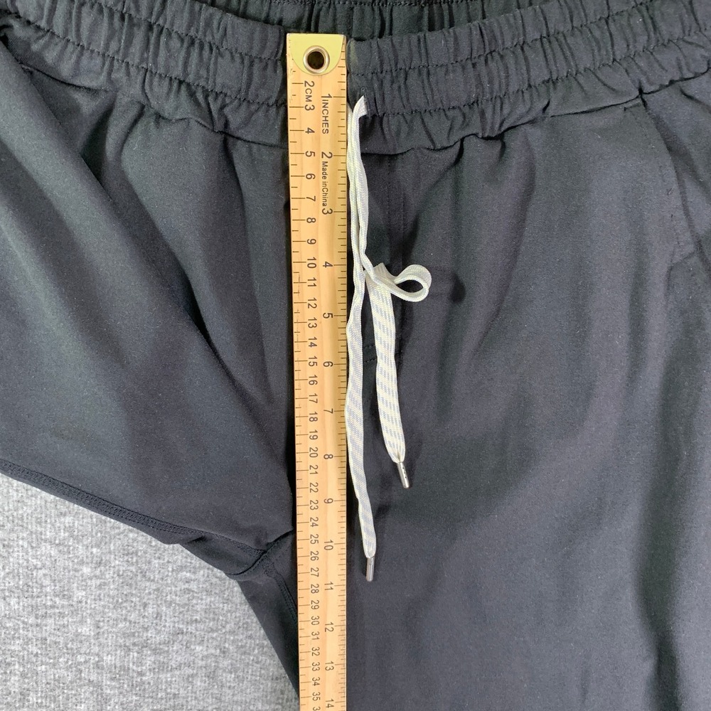 Vuori Ponto Performance Sweatpants Men Medium Black Stretch Athleisure V418 - Picture 6 of 9